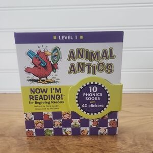 Animal Antics Phonics Book Set Box Damage Books Like New